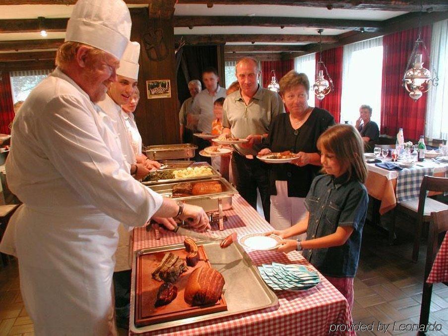 Hotel Alpina Kandersteg Restaurant foto